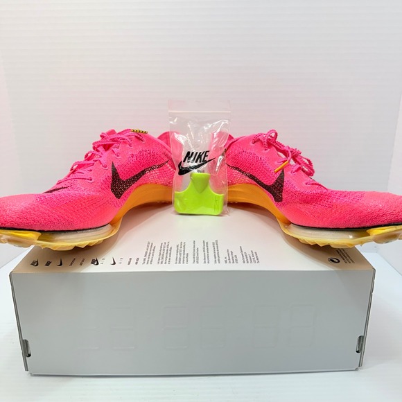 Nike‎ Air Zoom Victory CD4385‑600 Pink/Black/ Laser Orange Track Spikes 12 NWOB - Picture 1 of 13